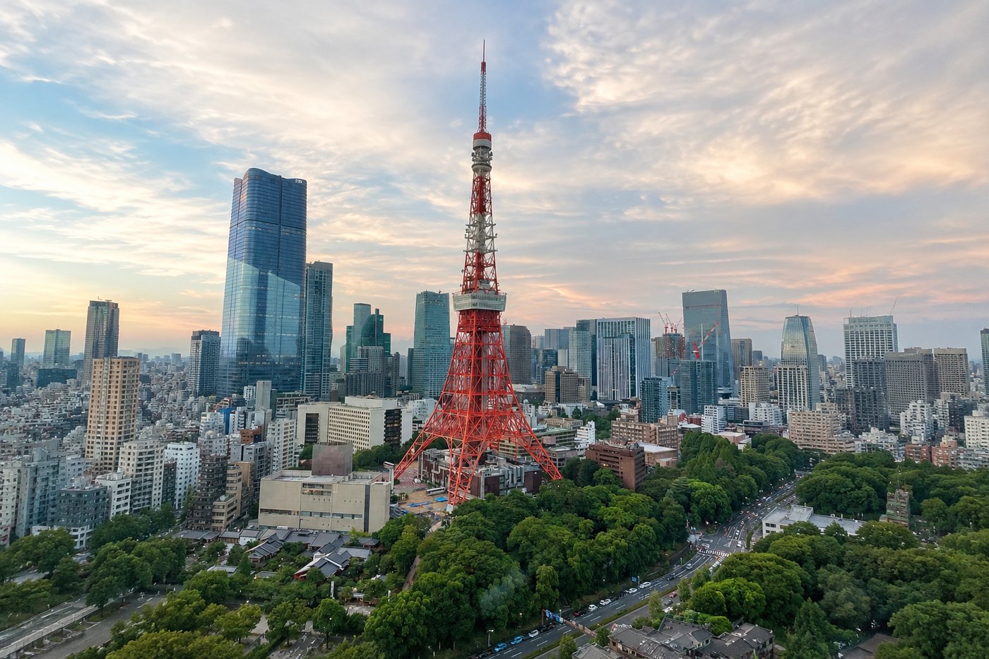 東京の街並み（東京タワー）