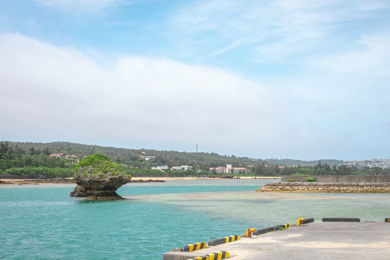 真栄田漁港 Be Okinawa Resort Wedding この大きな碧 愛に包まれて 私たちは今日 家族になる